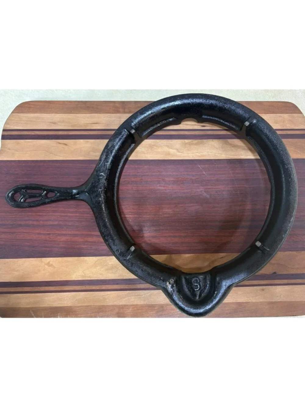 Vtg Griswold No.8 Waffle Maker Cast Iron 1908 Co American Low Base 975,976,977